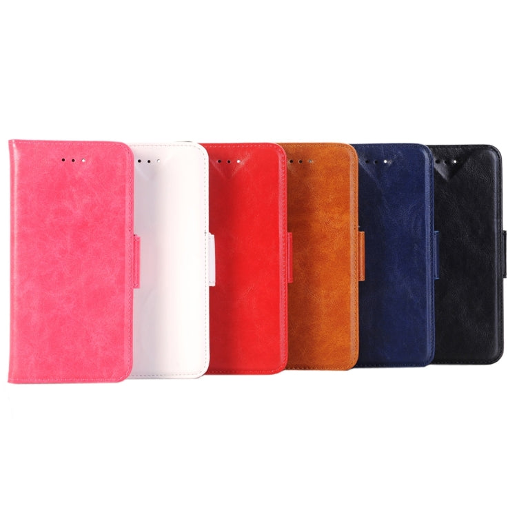 For  iPhone 8 & 7  Crazy Horse Texture  Horizontal Flip Leather Case with Holder & Card Slots & Wallet