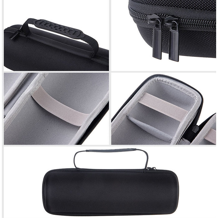 Hard PU Leather Portable Zipper Bluetooth Speaker Protective Case Shoulder Bag for JBL Charge 3 Bluetooth Speaker