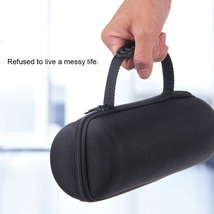 Hard PU Leather Portable Zipper Bluetooth Speaker Protective Case Shoulder Bag for JBL Charge 3 Bluetooth Speaker