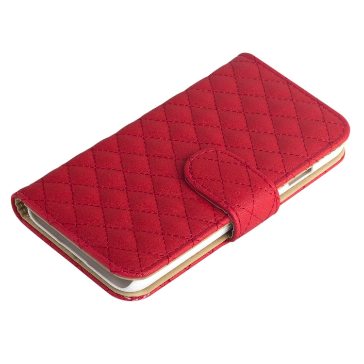 AA00355 For  iPhone 8 & 7  Diamond Lattice Texture Horizontal Flip Leather Protective Case with Holder & Card Slots & Wallet & Photo Frame