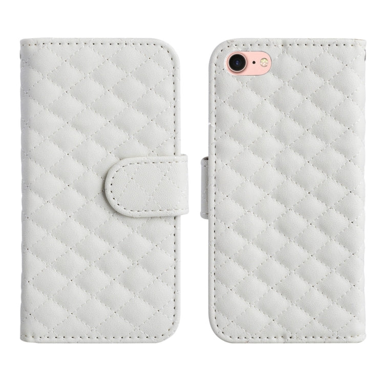 AA00355 For  iPhone 8 & 7  Diamond Lattice Texture Horizontal Flip Leather Protective Case with Holder & Card Slots & Wallet & Photo Frame