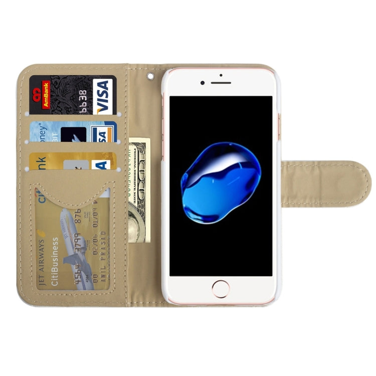 AA00355 For  iPhone 8 & 7  Diamond Lattice Texture Horizontal Flip Leather Protective Case with Holder & Card Slots & Wallet & Photo Frame