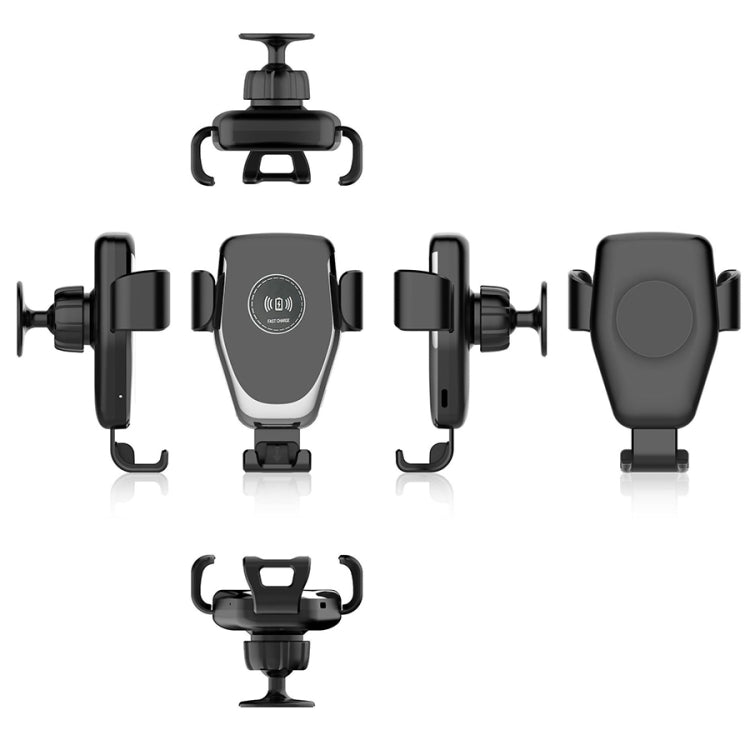 C6 Gravity Induction Car Qi Wireless Charger Fast Charging Air Vent Phone Holder