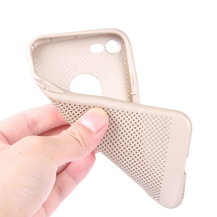 For  iPhone 8 & 7  Heat Dissipation Mesh TPU Protective Back Cover Case
