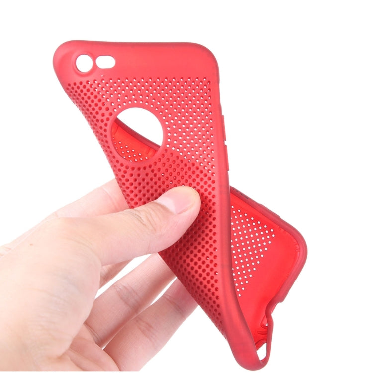 For  iPhone 8 & 7  Heat Dissipation Mesh TPU Protective Back Cover Case