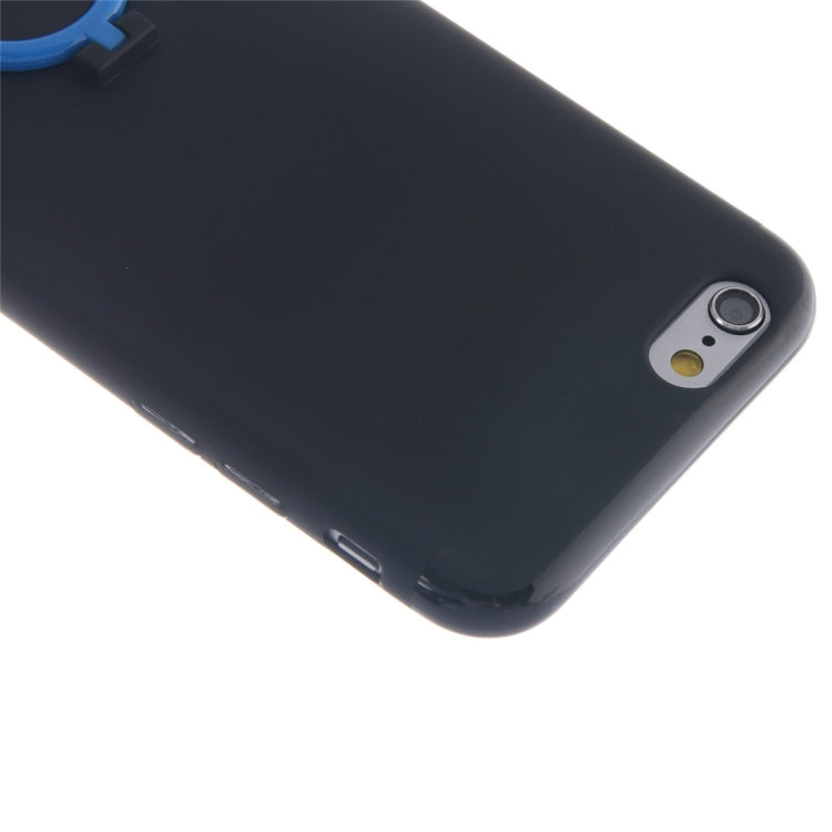 For  iPhone 8 & 7  Ultra Thin Soft TPU Protective Back Cover Case with Ring Holder Stand
