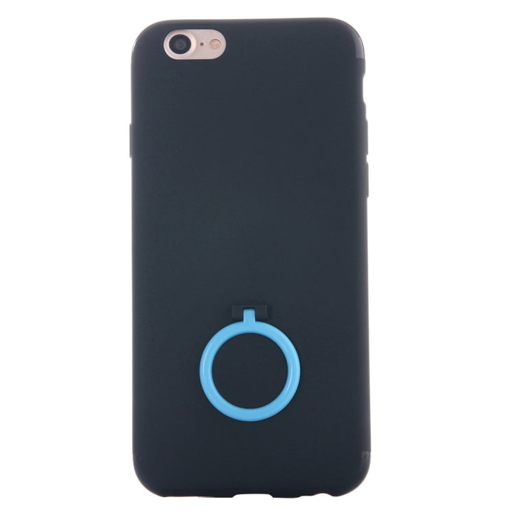 For  iPhone 8 & 7  Ultra Thin Soft TPU Protective Back Cover Case with Ring Holder Stand