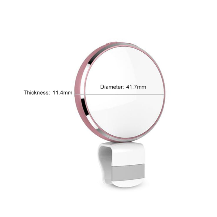 CYKE BR34 Micro USB Round Beauty Live LED Fill Light with Mirror
