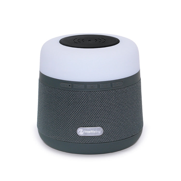 NewRixing NR-3500 Multi-function Atmosphere Light Wireless Charging Bluetooth Speaker with Hands-free Call Function, Support TF Card & USB & FM & AUX