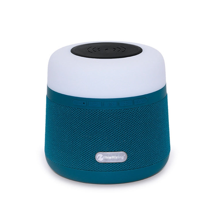 NewRixing NR-3500 Multi-function Atmosphere Light Wireless Charging Bluetooth Speaker with Hands-free Call Function, Support TF Card & USB & FM & AUX