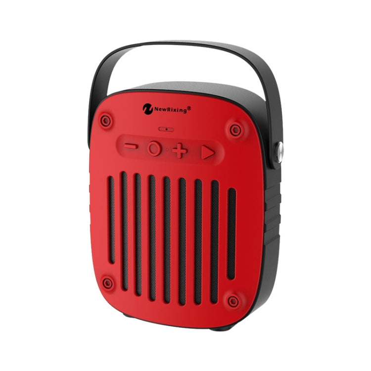 NewRixing NR-4014 Outdoor Portable Hand-held Bluetooth Speaker with Hands-free Call Function, Support TF Card & USB & FM & AUX