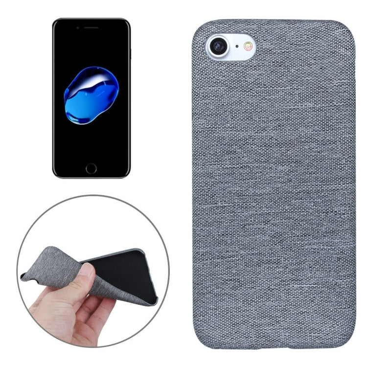 For  iPhone 8 & 7  Denim Texture TPU Protective Back Cover Case