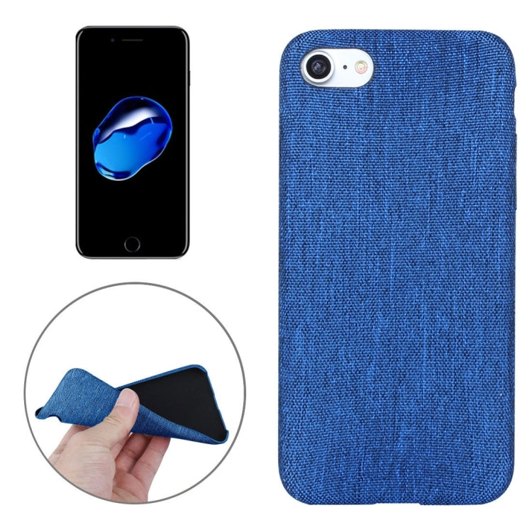 For  iPhone 8 & 7  Denim Texture TPU Protective Back Cover Case
