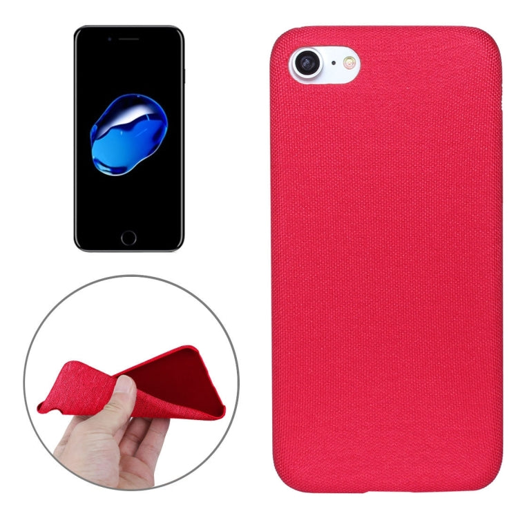 For  iPhone 8 & 7  Denim Texture TPU Protective Back Cover Case