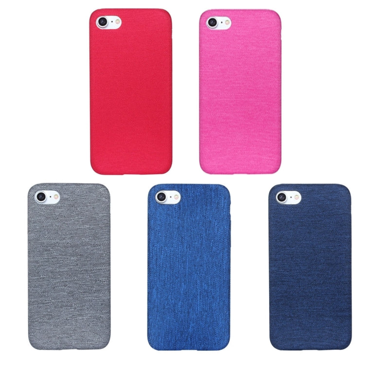 For  iPhone 8 & 7  Denim Texture TPU Protective Back Cover Case