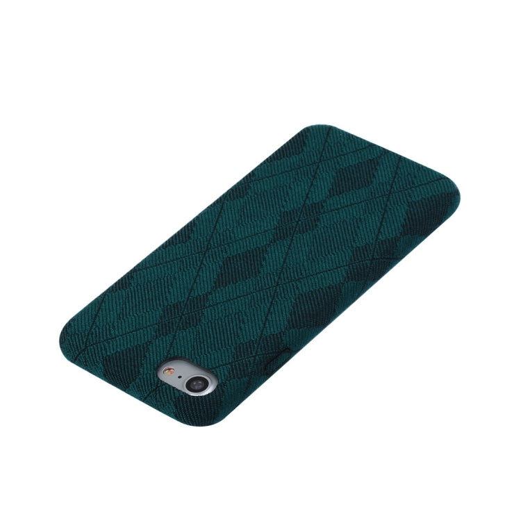 For  iPhone 8 & 7  Diamond Lattice Pattern TPU Protective Back Cover Case