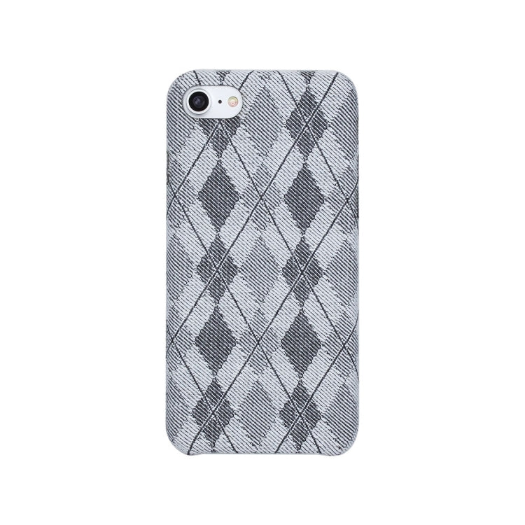 For  iPhone 8 & 7  Diamond Lattice Pattern TPU Protective Back Cover Case