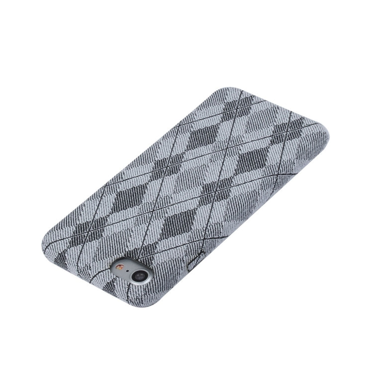 For  iPhone 8 & 7  Diamond Lattice Pattern TPU Protective Back Cover Case