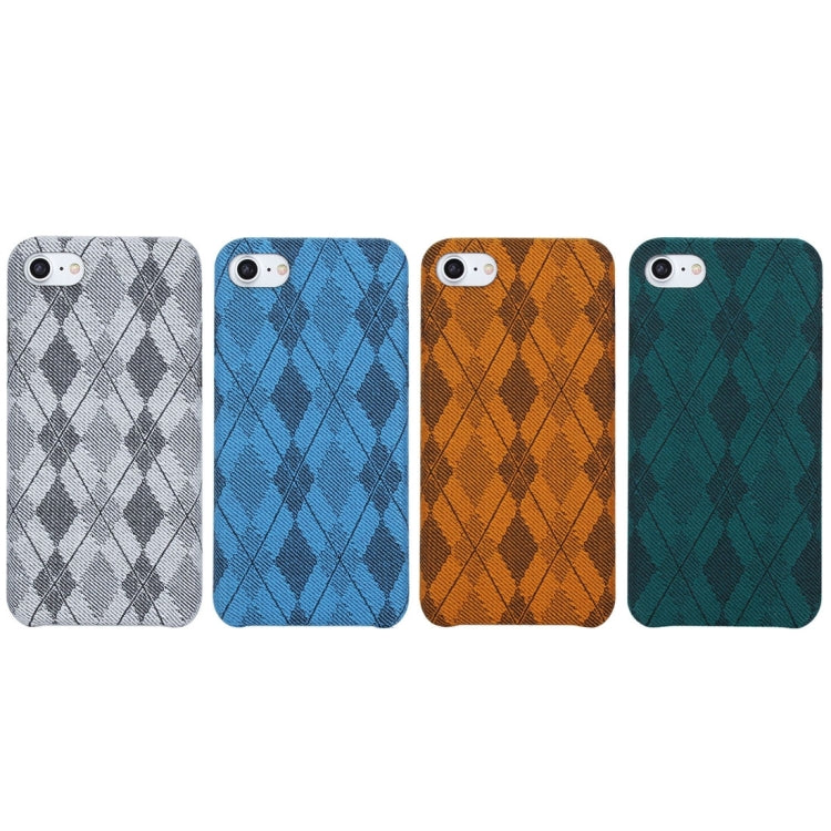 For  iPhone 8 & 7  Diamond Lattice Pattern TPU Protective Back Cover Case