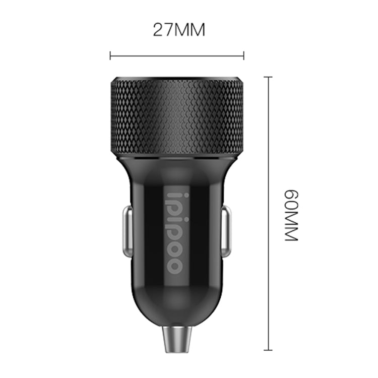 ipipoo XP-2 Dual USB Car Fast Charging Charger with Android Line