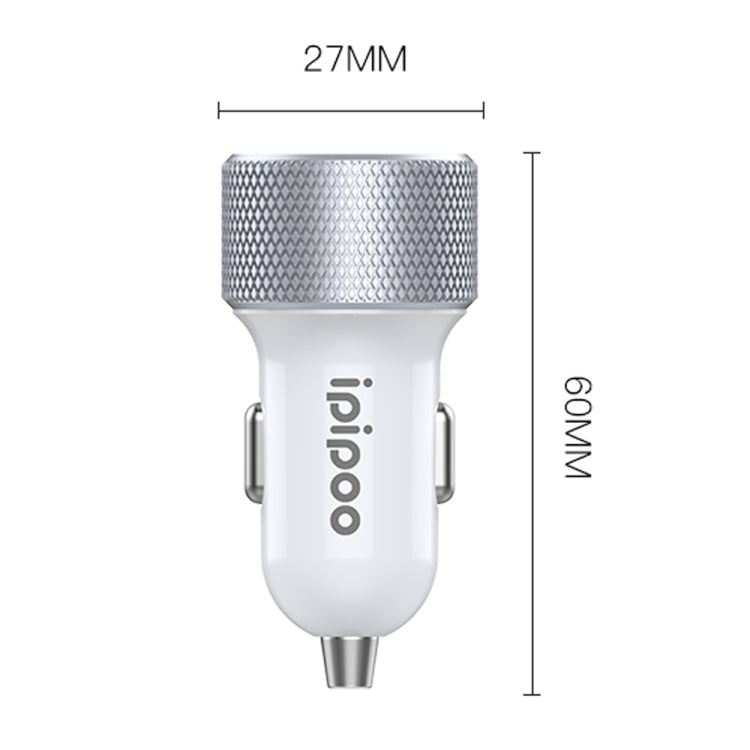 ipipoo XP-2 Dual USB Car Fast Charging Charger with Android Line