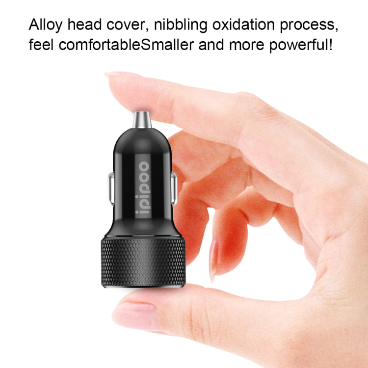 ipipoo XP-2 Dual USB Car Fast Charging Charger with Android Line