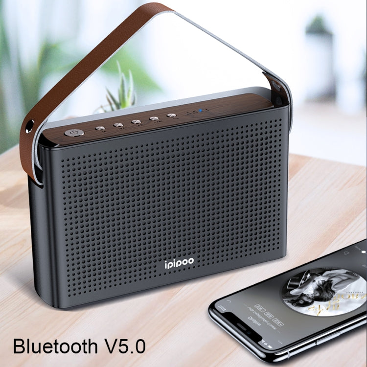 ipipoo YP-1 Hand-held Bluetooth Speaker (Black)