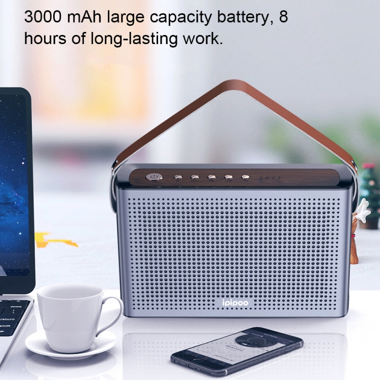 ipipoo YP-1 Hand-held Bluetooth Speaker (Black)