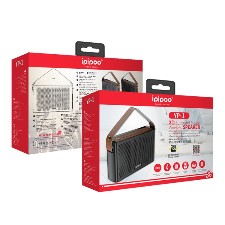 ipipoo YP-1 Hand-held Bluetooth Speaker (Black)