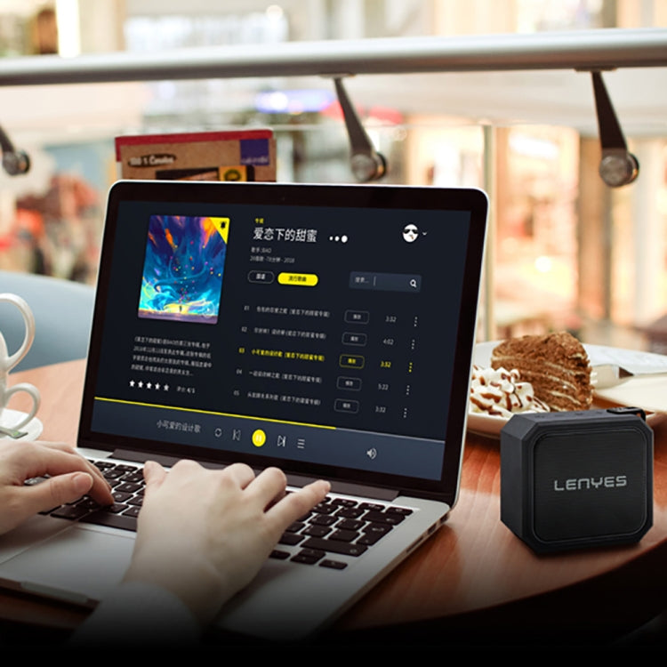 Lenyes S105 IPX7 Waterproof HiFi Bass Wireless Bluetooth Speaker, Support Hands-free / Micro SD Card