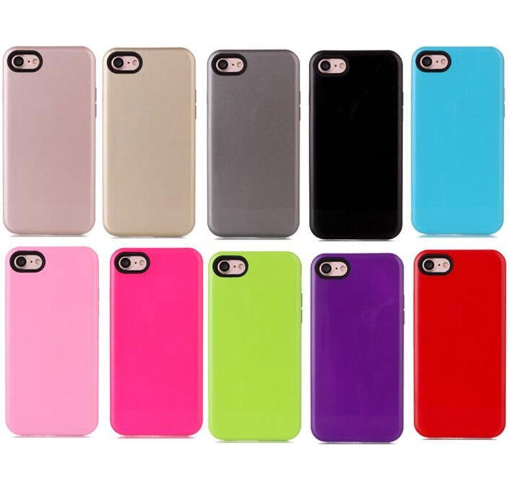 2 in 1 for  iPhone 8 & 7  PU + TPU Combination Back Case