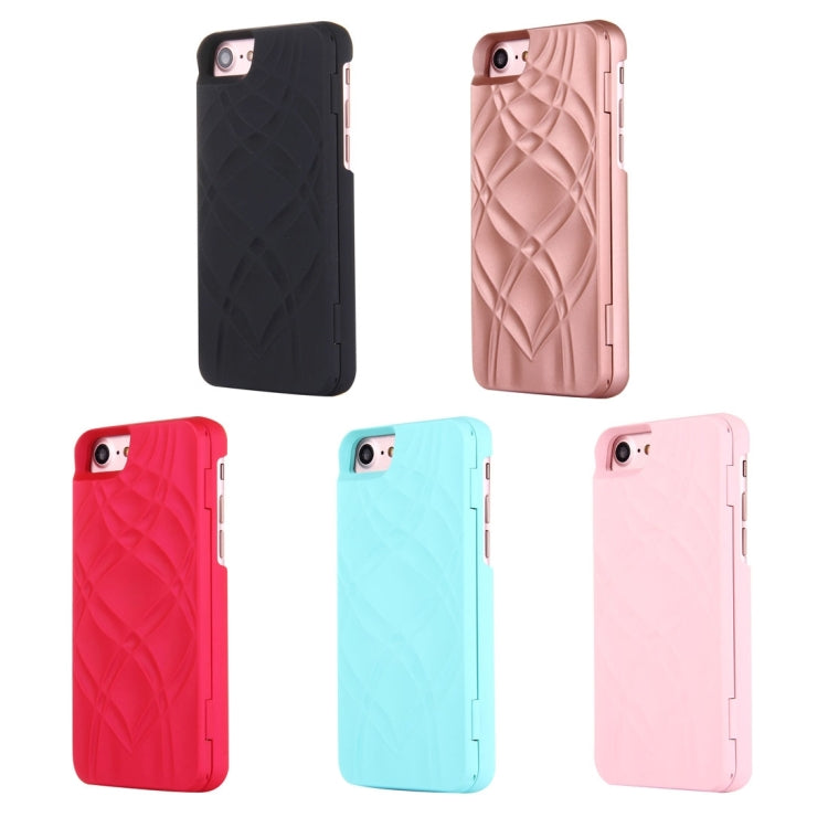 For  iPhone 8 & 7  Back Cover Style Mirror Hard Case with Card Slot