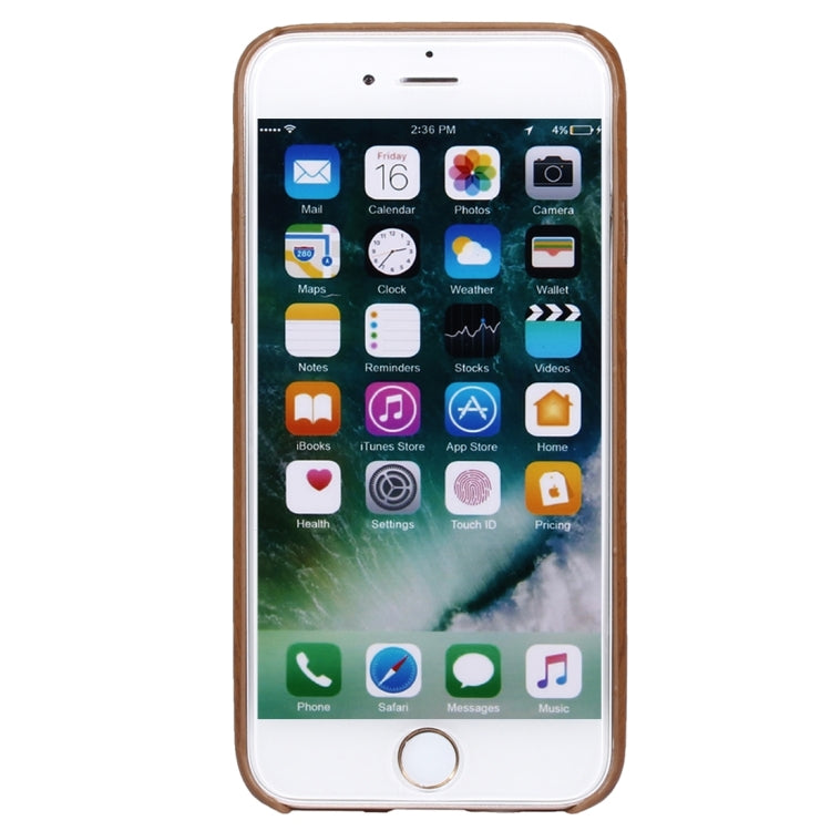 For  iPhone 8 & 7  Artistic Wood Grain Soft TPU Protective Back Case
