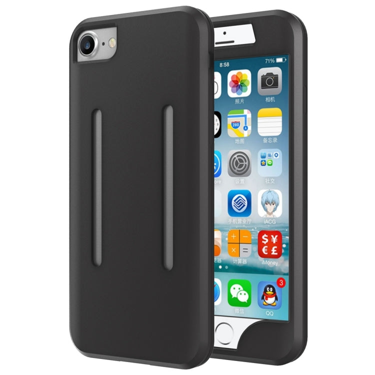 2 in 1 for  iPhone 8 & 7  Dual Control Sport Armband with Detachable Premium Silicone Case