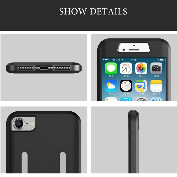2 in 1 for  iPhone 8 & 7  Dual Control Sport Armband with Detachable Premium Silicone Case