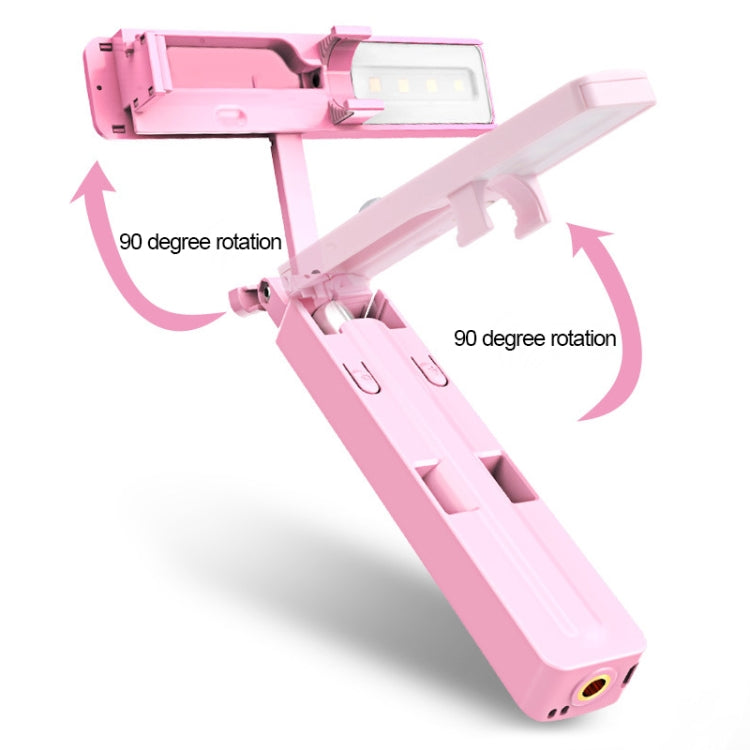 CYKE M2 Mini Integrated Storage Bluetooth Selfie Stick for Mobile Phones under 6 inch, with Fill Light