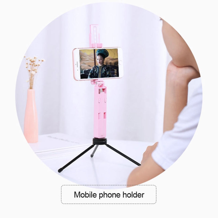 CYKE M2 Mini Integrated Storage Bluetooth Selfie Stick for Mobile Phones under 6 inch, with Fill Light