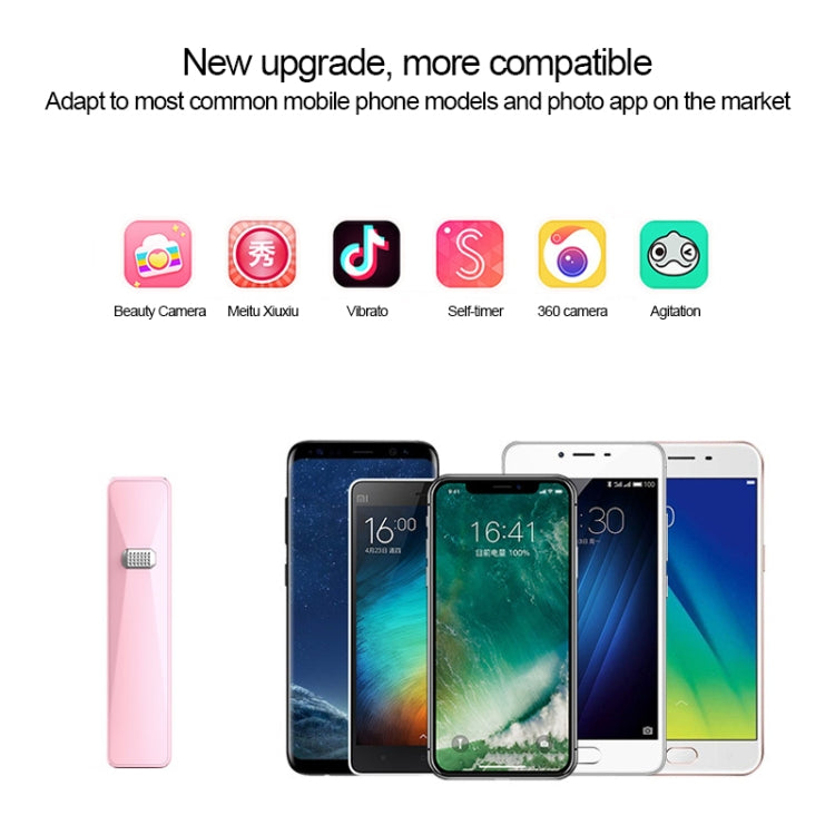 CYKE M2 Mini Integrated Storage Bluetooth Selfie Stick for Mobile Phones under 6 inch, with Fill Light