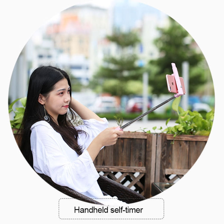 CYKE M2 Mini Integrated Storage Bluetooth Selfie Stick for Mobile Phones under 6 inch, with Fill Light