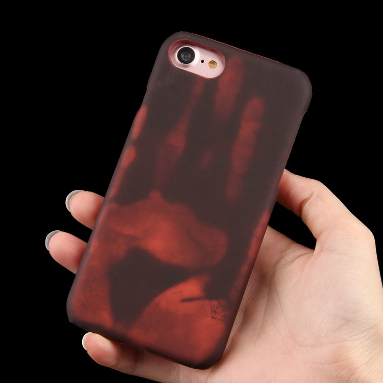 For iPhone 8 & 7 Heat Sensitive Phone Case Silicone  Protective Case Back Cover