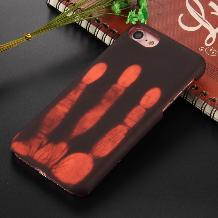 For iPhone 8 & 7 Heat Sensitive Phone Case Silicone  Protective Case Back Cover