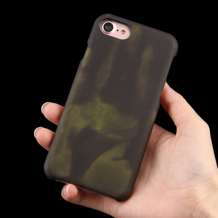 For iPhone 8 & 7 Heat Sensitive Phone Case Silicone  Protective Case Back Cover