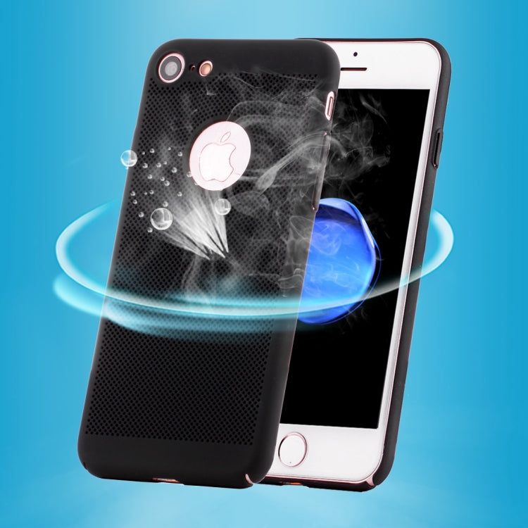 For  iPhone 8 & 7  Lightweight Breathable Full Coverage PC Shockproof Protective Back Cover Case