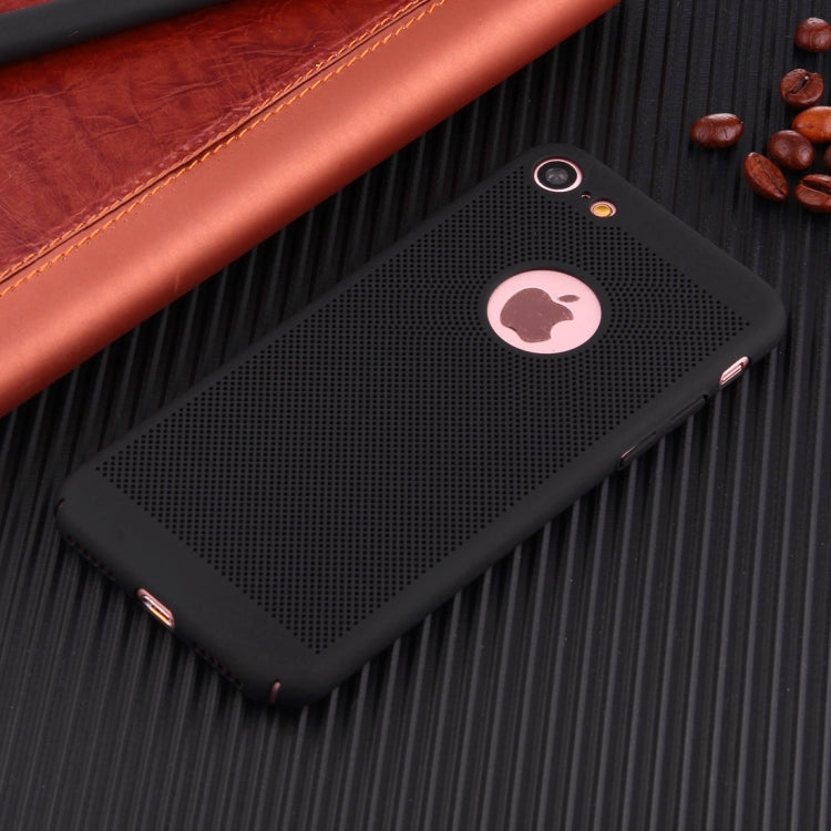 For  iPhone 8 & 7  Lightweight Breathable Full Coverage PC Shockproof Protective Back Cover Case