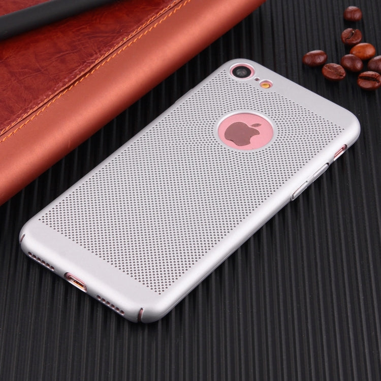 For  iPhone 8 & 7  Lightweight Breathable Full Coverage PC Shockproof Protective Back Cover Case
