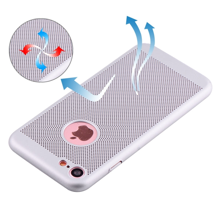 For  iPhone 8 & 7  Lightweight Breathable Full Coverage PC Shockproof Protective Back Cover Case