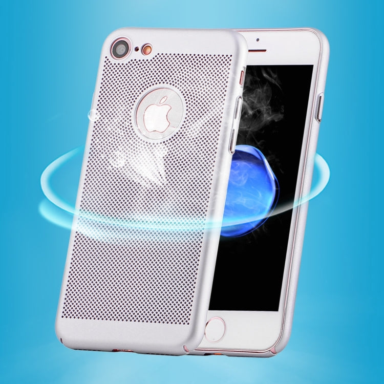 For  iPhone 8 & 7  Lightweight Breathable Full Coverage PC Shockproof Protective Back Cover Case
