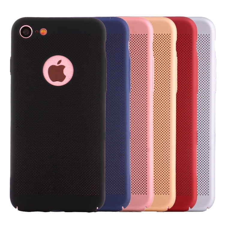 For  iPhone 8 & 7  Lightweight Breathable Full Coverage PC Shockproof Protective Back Cover Case