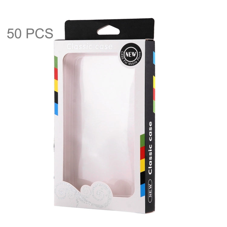 50 PCS Fashion Pattern Color Box Packing for iPhone 7 / iPhone 6s & 6 / Other Mobile Phone Plastic Case / Silicone Case / TPU Case, Inner Size: 15cm x 8.1cm x 1.6cm