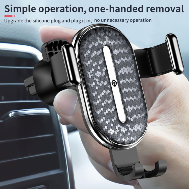 TOTUDESIGN DCTS-16 U Shield Series II Gravity Sensing Car Air Outlet Phone Holder, Suitable for 4-6.4 inch Smartphones
